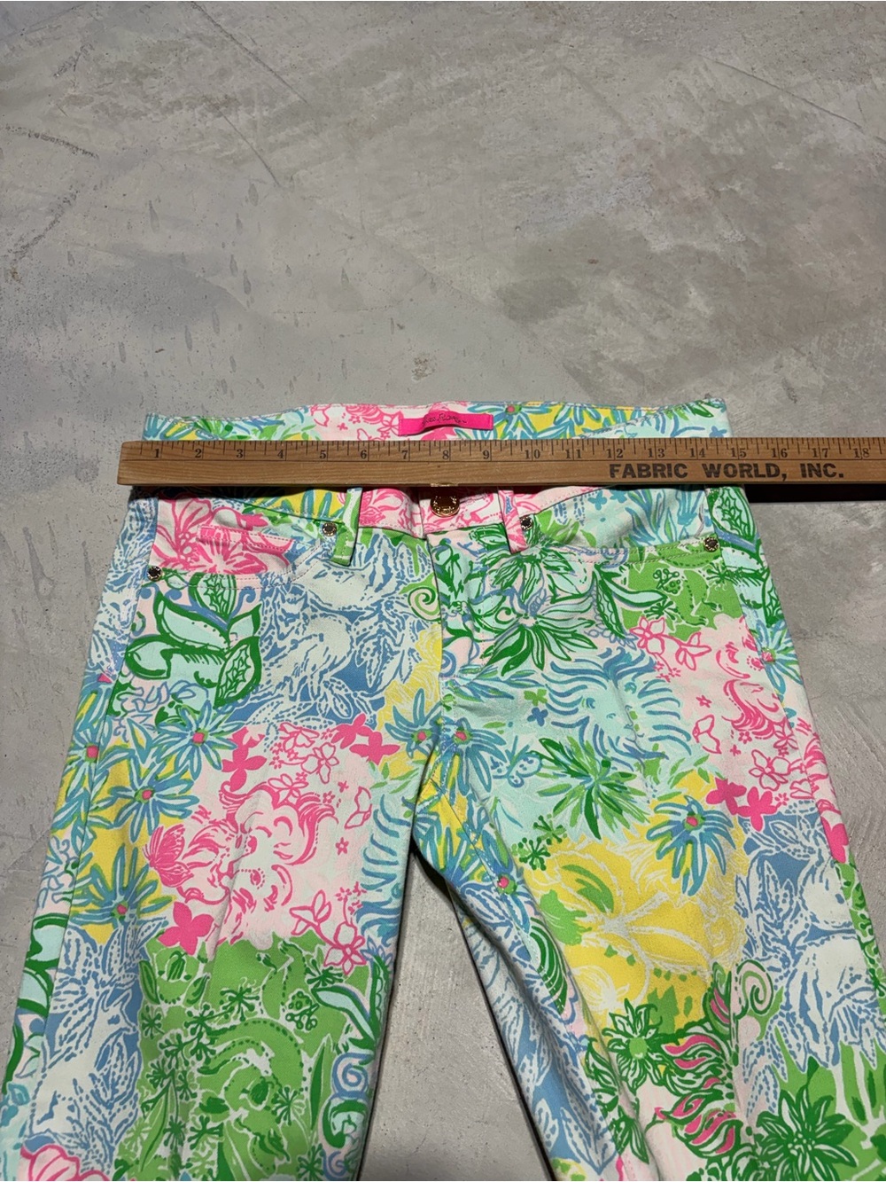 Lilly Pulitzer south ocean Floral Multicolor Skinny Jeans 6 - Picture 3 of 7